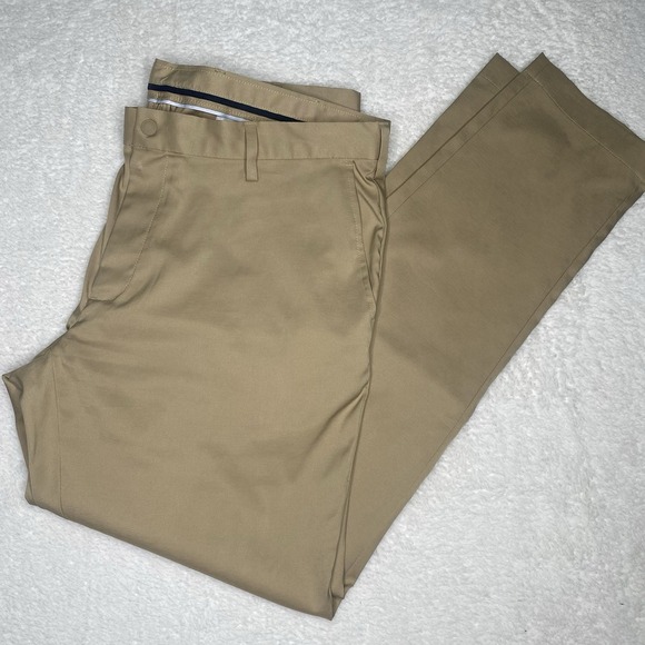Brooks brothers soho fit lightweight performance golf khakis 38x32 men's chinos - Picture 1 of 13